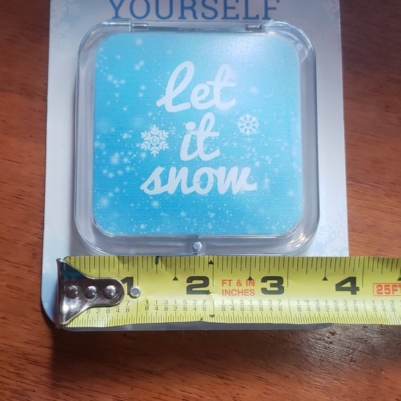 Holiday Let It Snow Compact - Picture 3 of 5